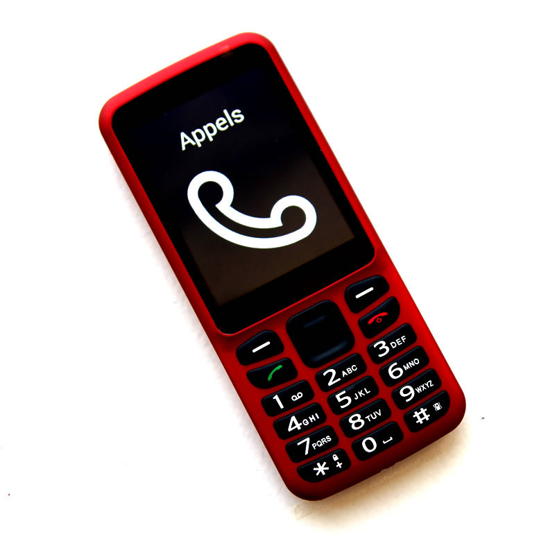 Le Téléphone Portable Avec Le Coeur Rouge Aiment L'icône